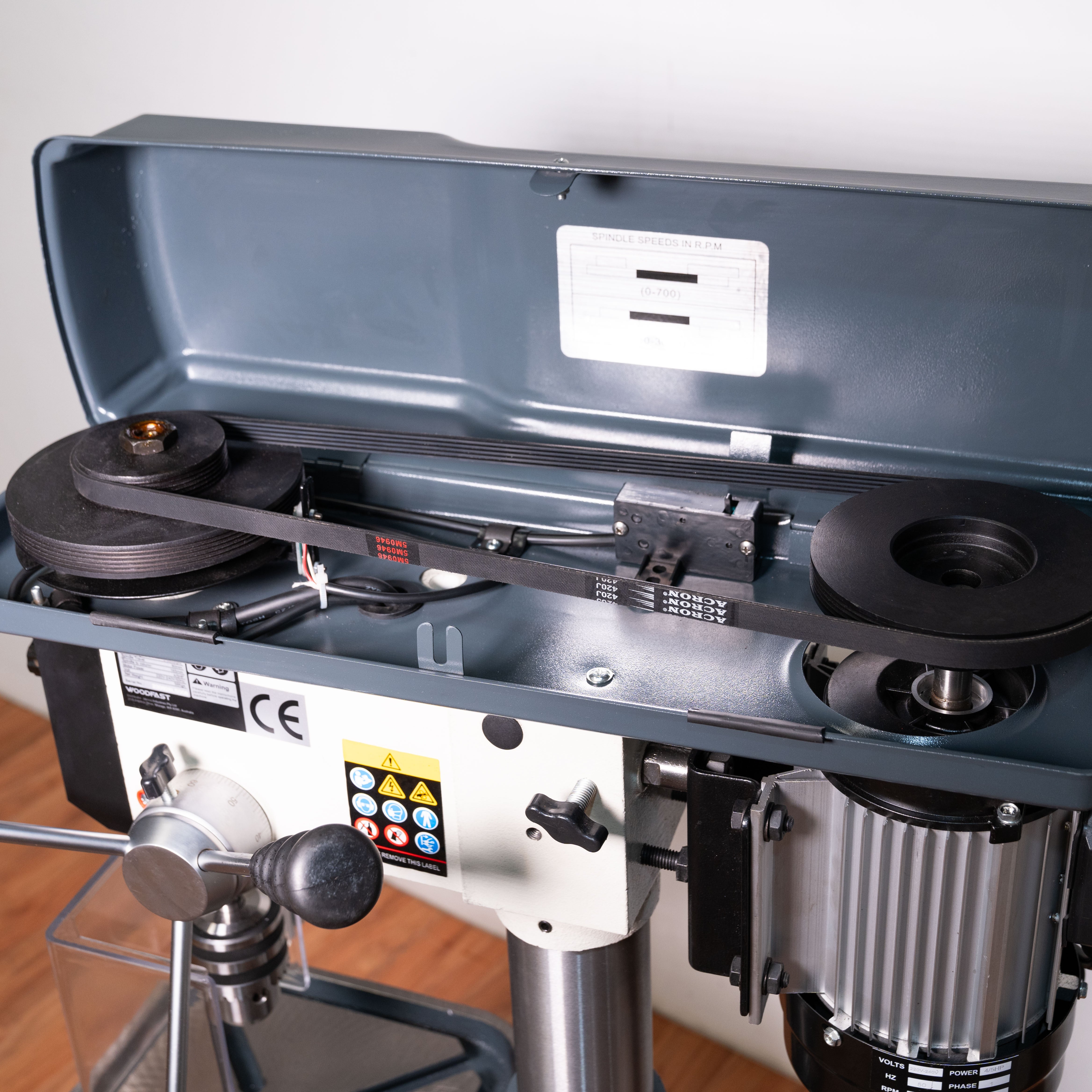 Woodfast 330mm (13") Bench Drill Press 12 Speed 16mm Chuck 240V DP33016B-VS *New Arrival*