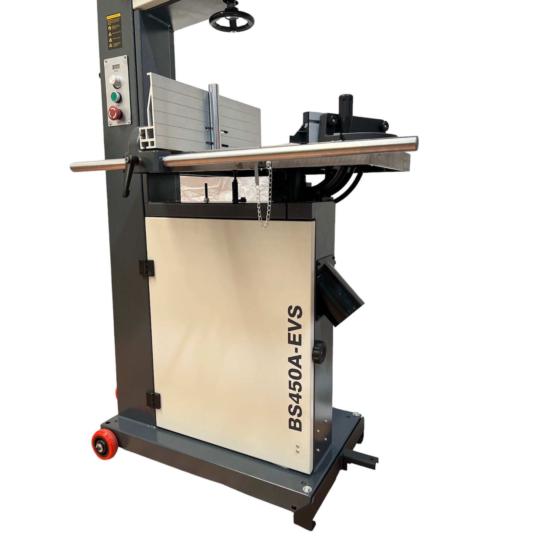 Woodfast 450mm (18") Deluxe Wood / Metal Bandsaw with Electronic Variable Speed 2.5HP 240V BS450A-EVS