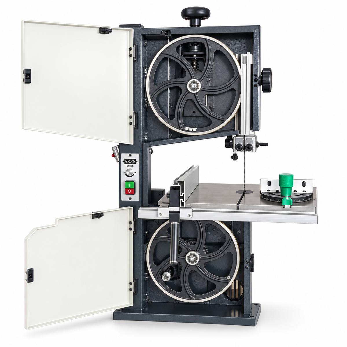 Woodfast 250mm (10") Benchtop Bandsaw 0.5HP 240V BS250C – Variable Speed