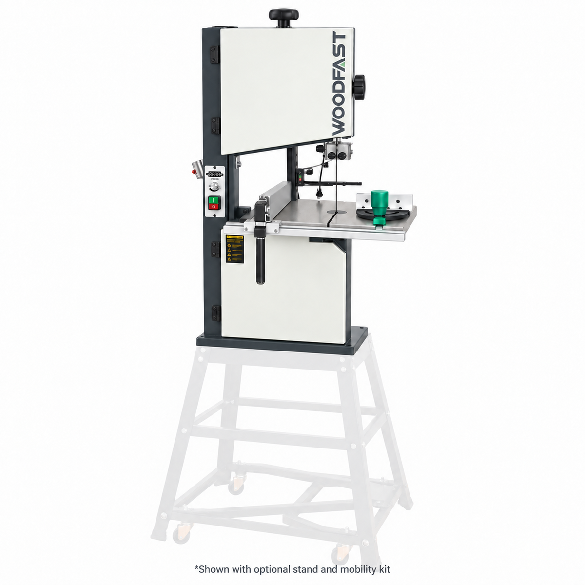Woodfast 250mm (10") Benchtop Bandsaw 0.5HP 240V BS250C Deluxe – Variable Speed
