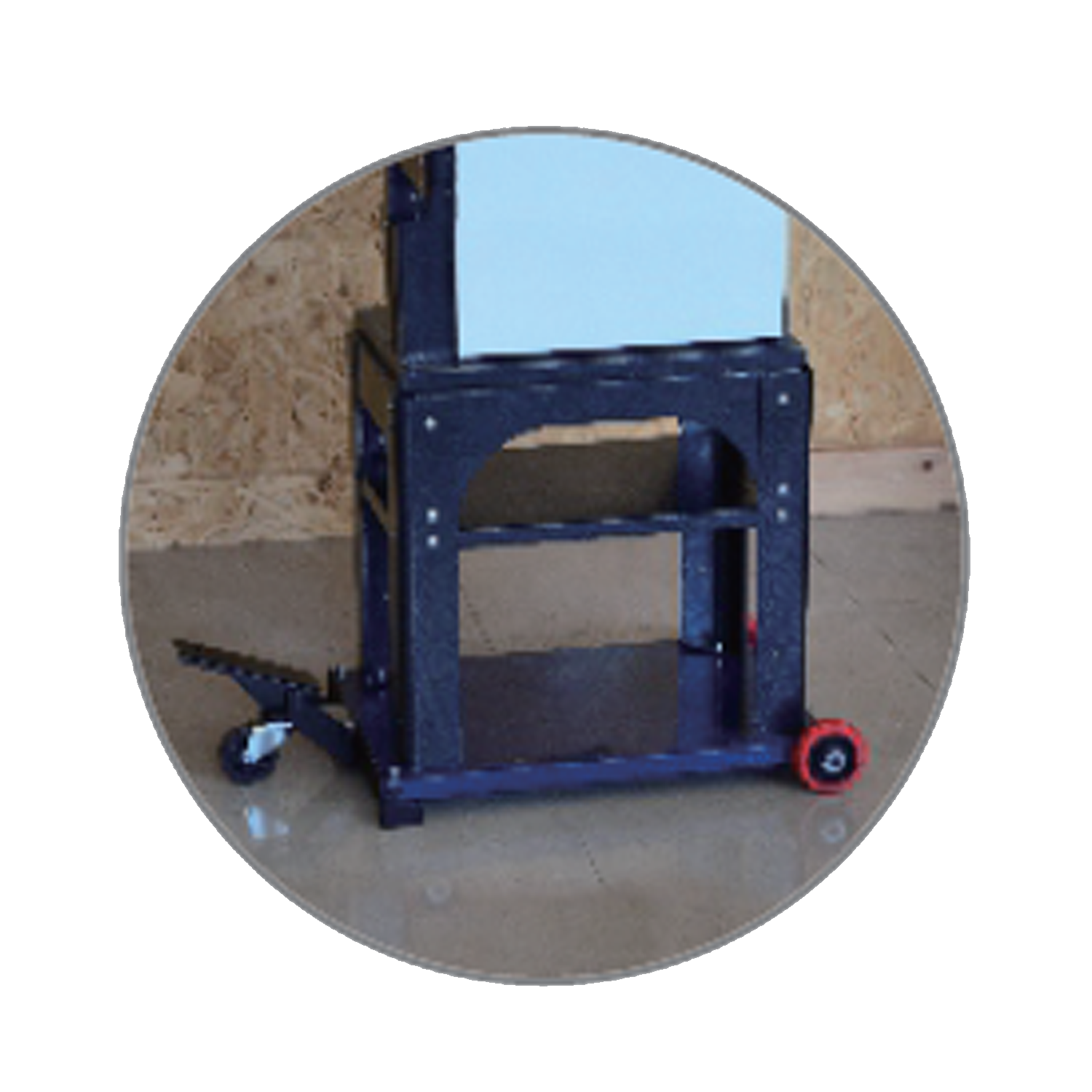 Mobility Wheel Kit with Foot Brake BS350C-MWK suit BS350C / BS350D Bandsaw by Woodfast