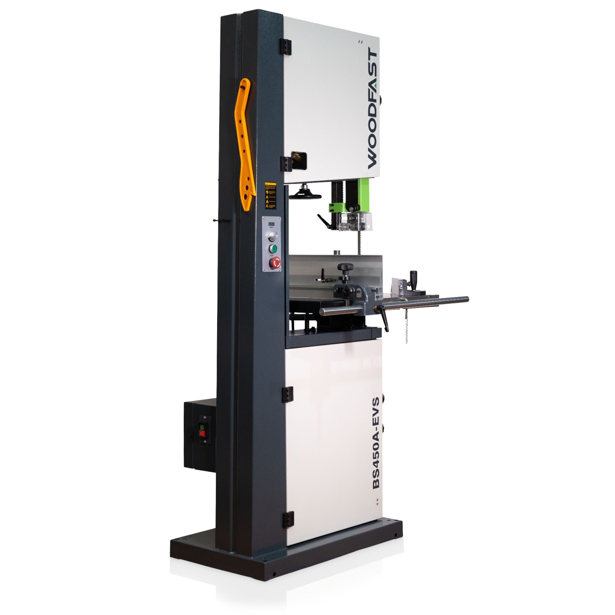 Woodfast 450mm (18") Deluxe Wood / Metal Bandsaw with Electronic Variable Speed 2.5HP 240V BS450A-EVS