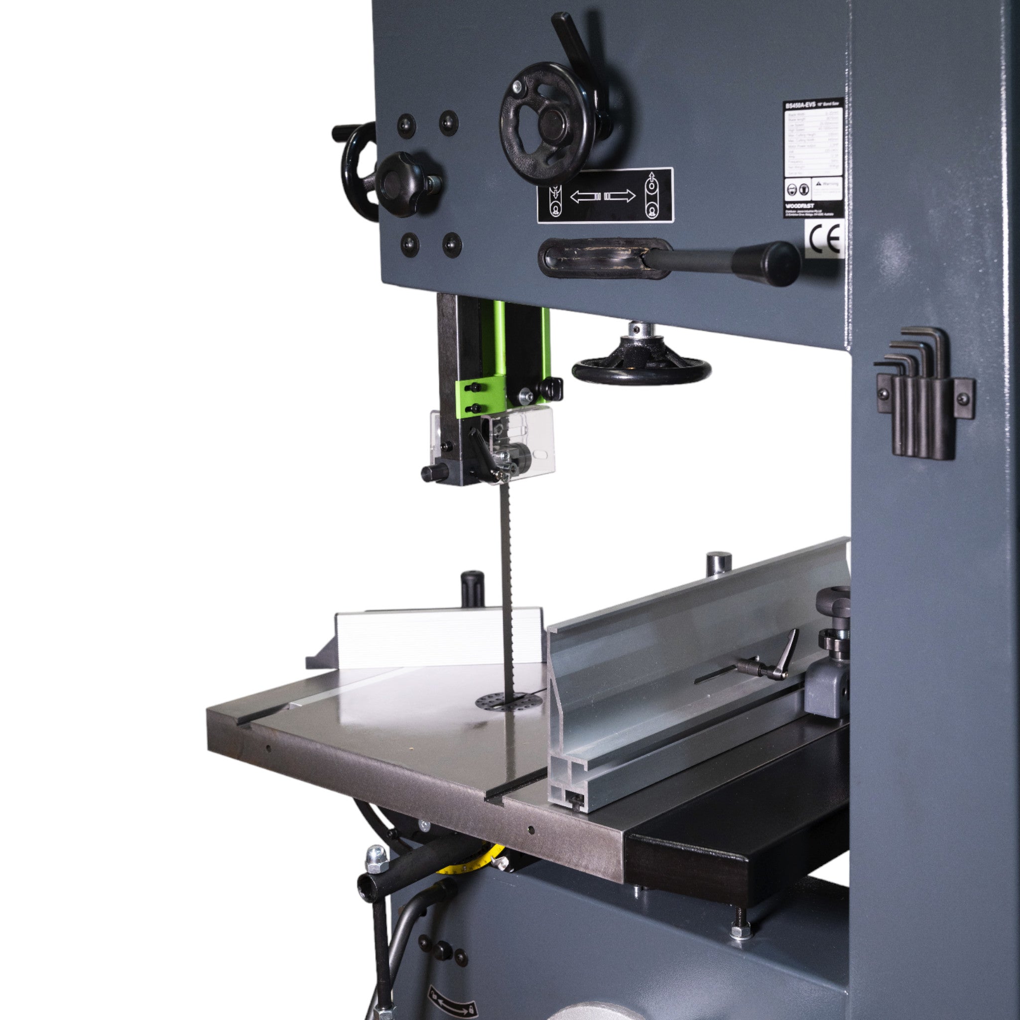 Woodfast 450mm (18") Deluxe Wood / Metal Bandsaw with Electronic Variable Speed 2.5HP 240V BS450A-EVS