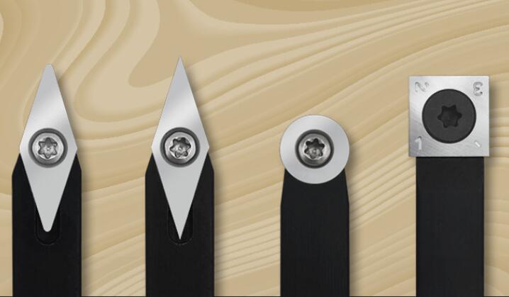 Woodfast 5Pce Woodturning System With Carbide Insert Cutters WFT0011