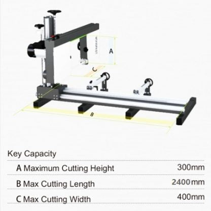 Woodfast 2.4m 3HP Sawmill 240V HB350B