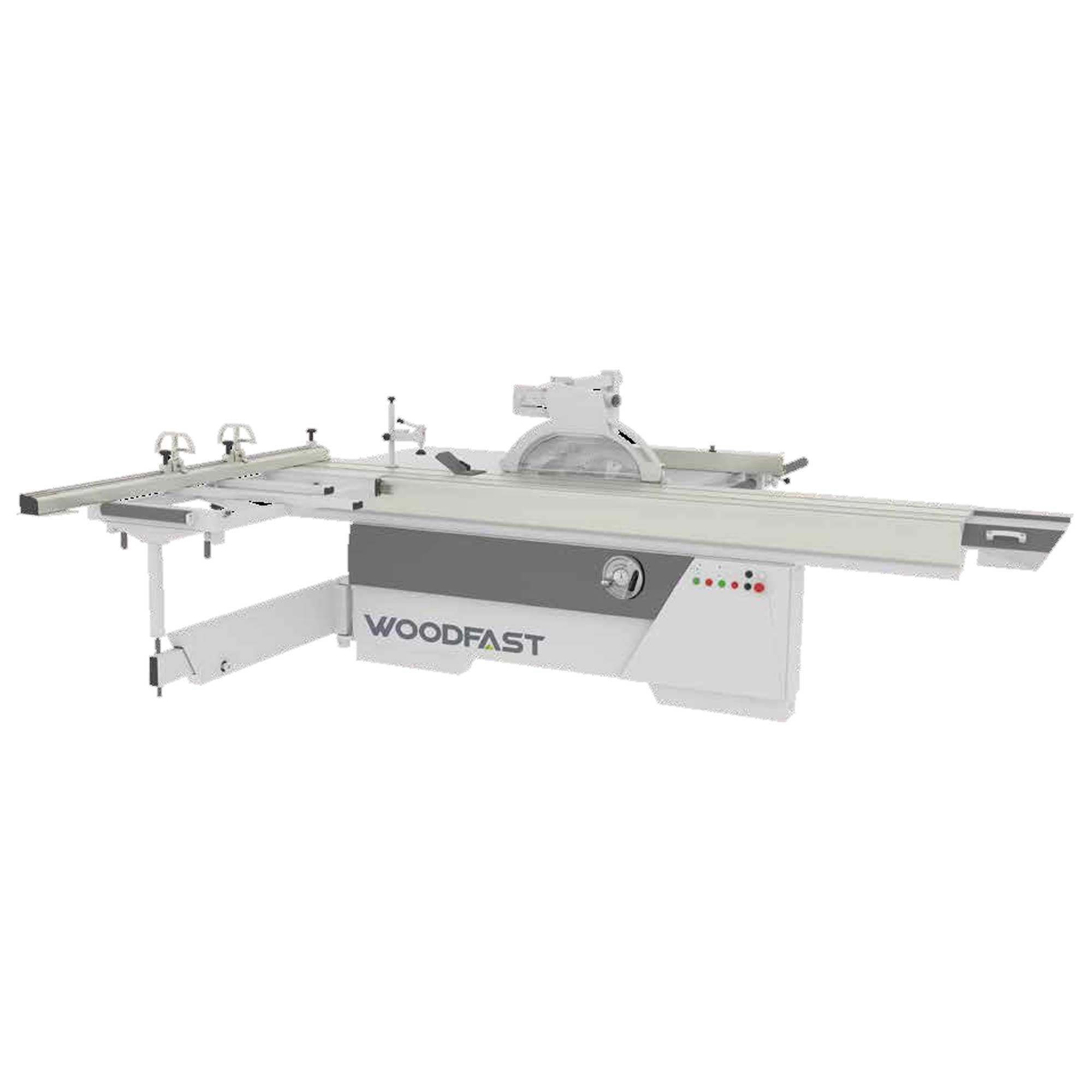 Woodfast 400mm (16") 7.5HP 3.2m Sliding Table (Optional Upgrade to 3.8m Sliding Table) Automatic Rise / Fall & Tilt Panel Saw 415V PS400B
