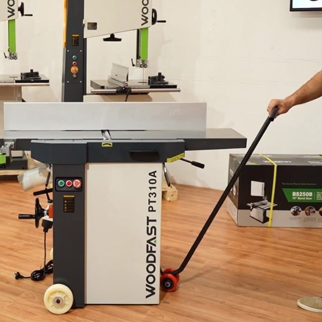 Woodfast Mobility Wheel Kit with Hand Tow Bar suit PT260 / PT310 / PT410A Planer & Thicknesser *Restocking Soon - Expected Jan 2025*