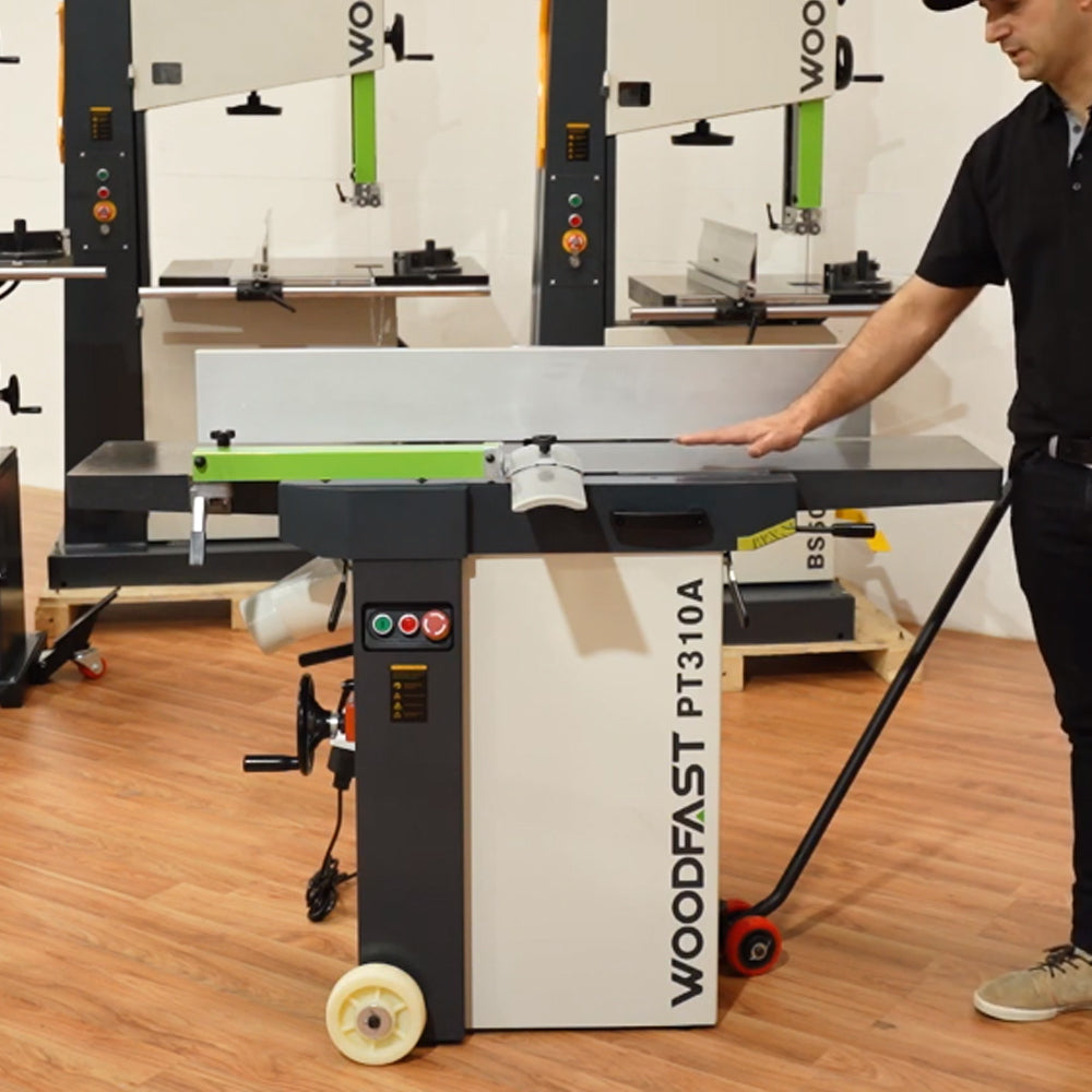 Woodfast 260mm (10") Combination Planer & Thicknesser with Spiral Head Cutter Block PT260B