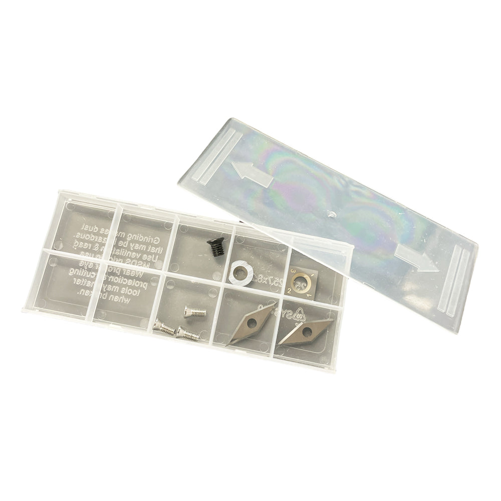Woodfast 8Pce Replacement Carbide Insert Blade/ Tip Set suit Woodturning System WFT0011