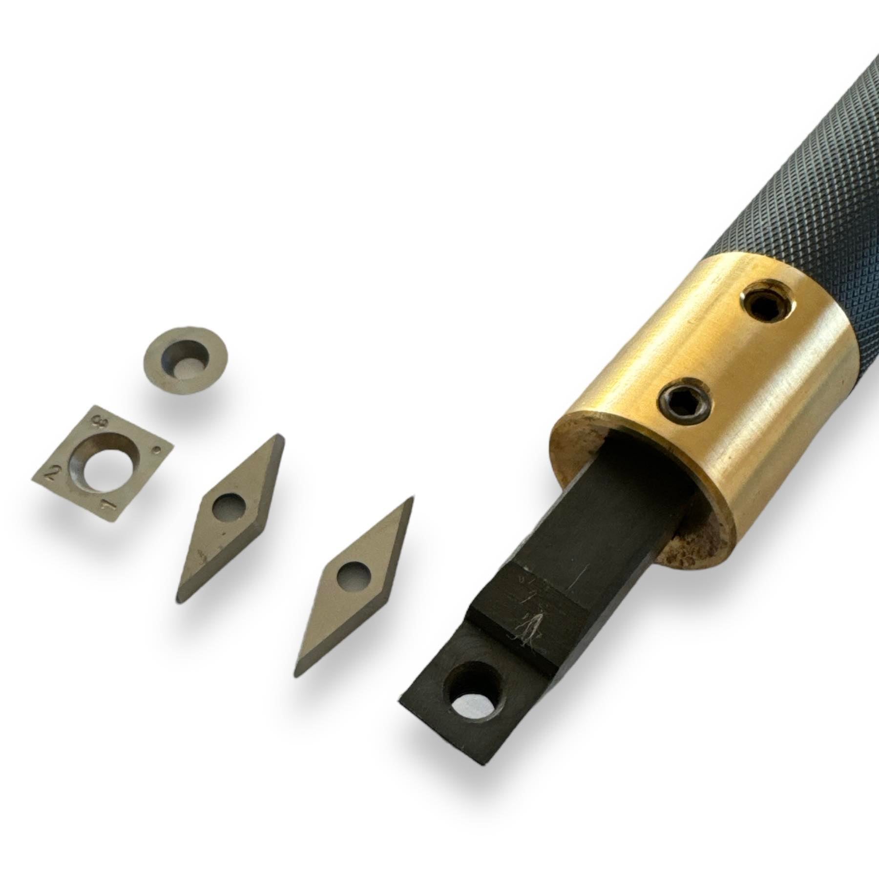 Woodfast Replacement Shaft with Square Carbide Blade / Tip HB0008 suit WFT0011 Woodturning Set