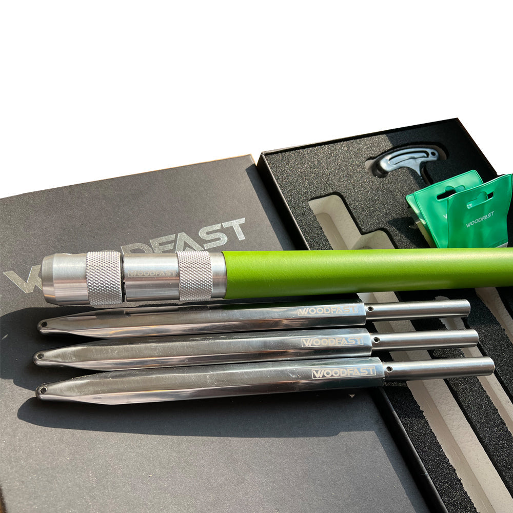 Woodfast 4Pce Woodturning System & Carbide Insert Cutters WFT70-800