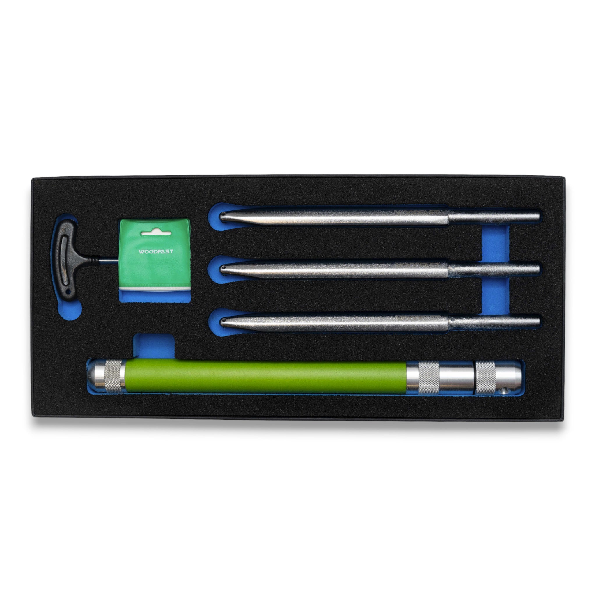 Woodfast 4Pce Woodturning System & Carbide Insert Cutters WFT70-800