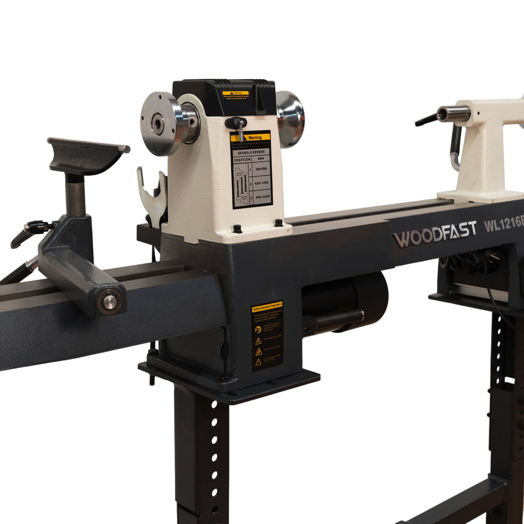 Woodfast 305mm (12") Swing x 419mm (16-1/2") Between Centres 0.75HP Mini Wood Lathe WL1216B