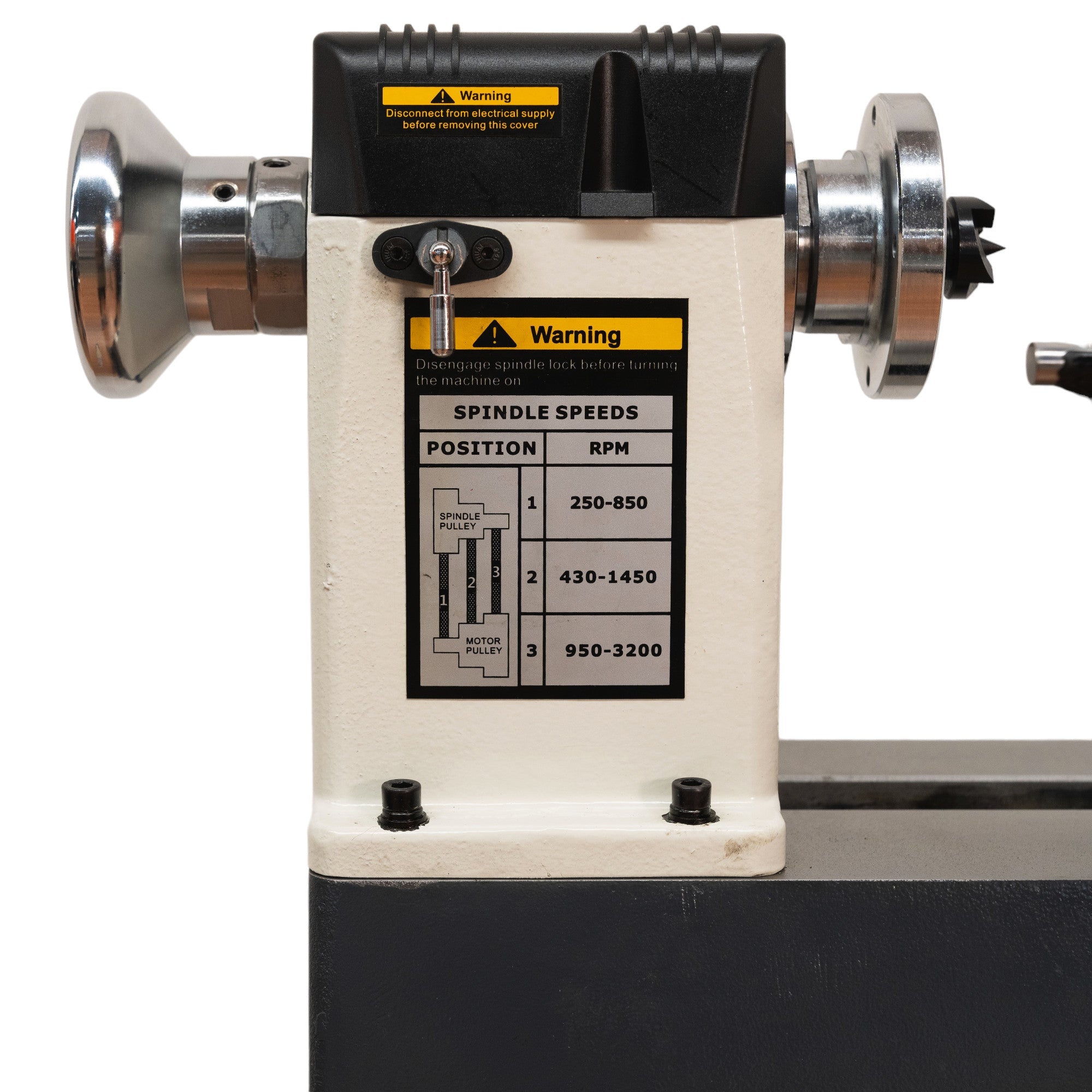 Woodfast 305mm (12") Swing x 419mm (16-1/2") Between Centres 0.75HP Mini Wood Lathe WL1216B