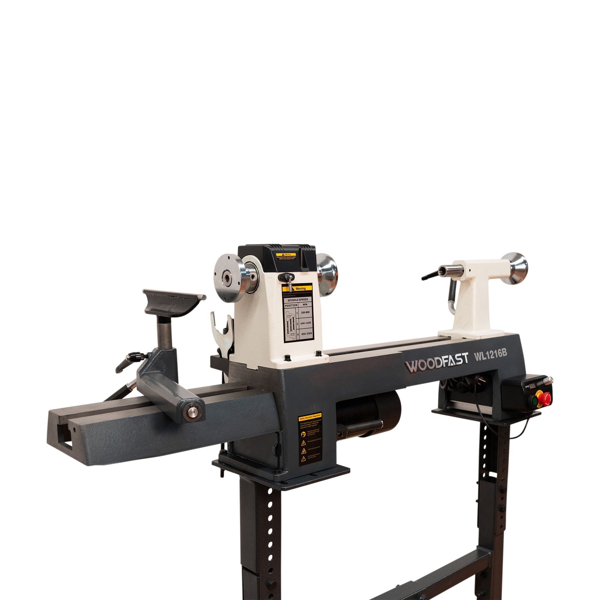 Woodfast 305mm (12") Swing x 419mm (16-1/2") Between Centres 0.75HP Mini Wood Lathe WL1216B
