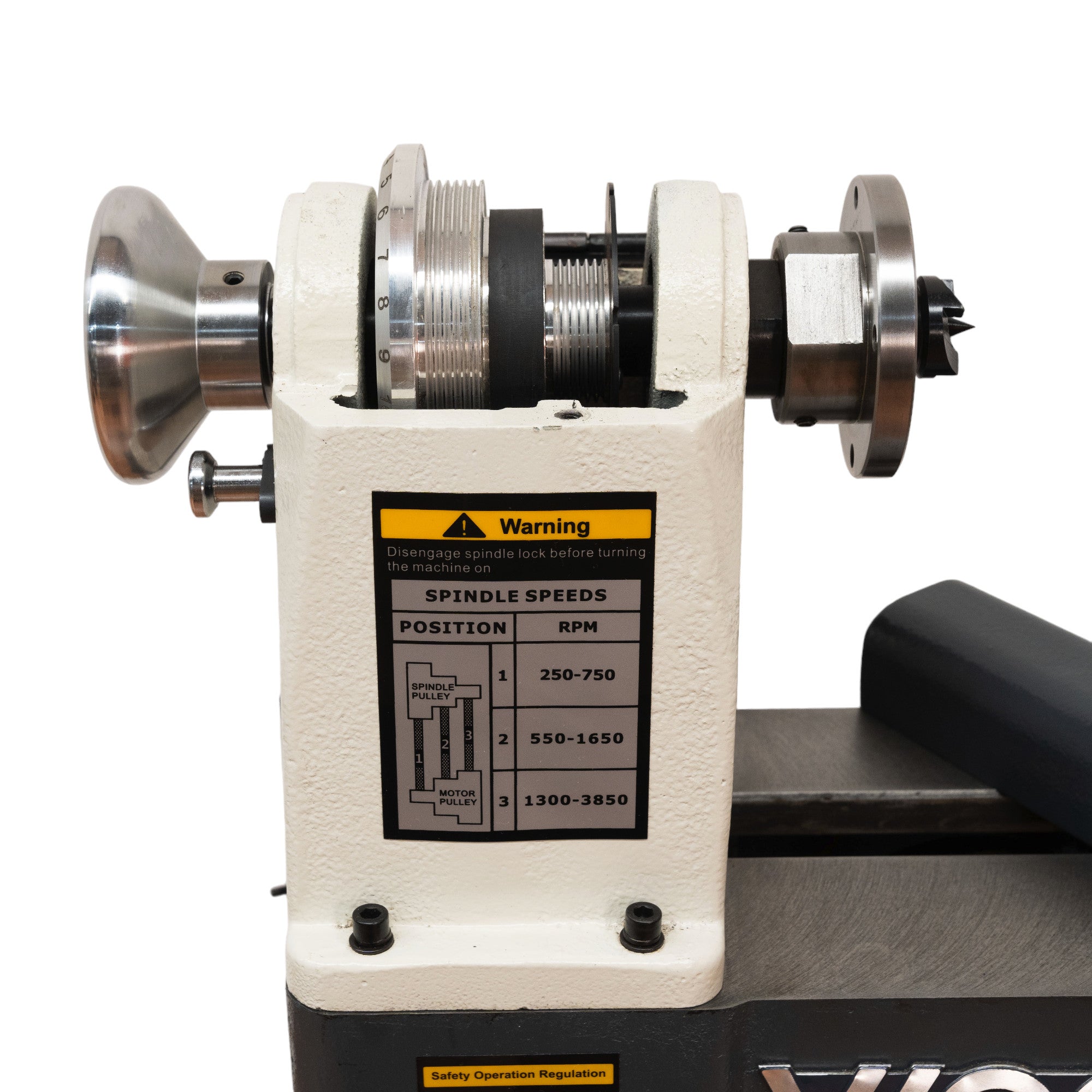 Woodfast 318mm (12") Swing x 508mm (20") Between Centres 0.75HP 240V Super Heavy Wood Lathe WL1220A