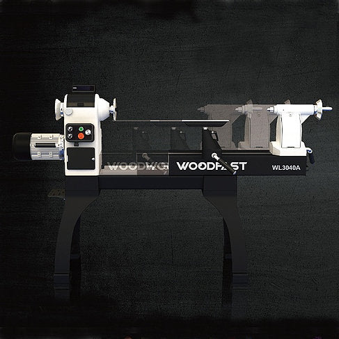 Woodfast 762mm (30") Swing x 1060mm (40") Between Centres Super Heavy Duty Wood Lathe 3HP WL3040A *Restocking Soon - Expected Mid Nov 2025*