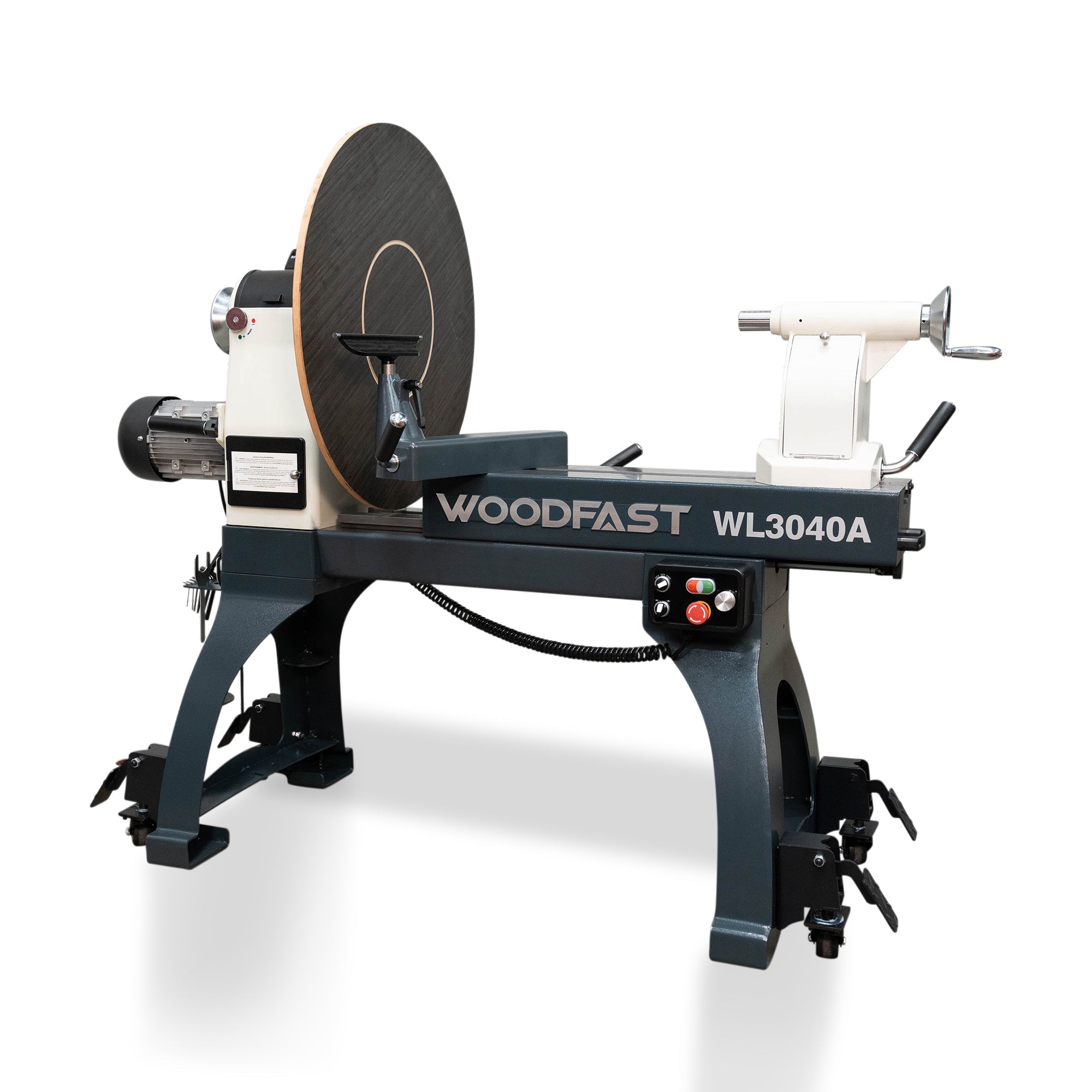Woodfast 762mm (30") Swing x 1060mm (40") Between Centres Super Heavy Duty Wood Lathe 3HP WL3040A