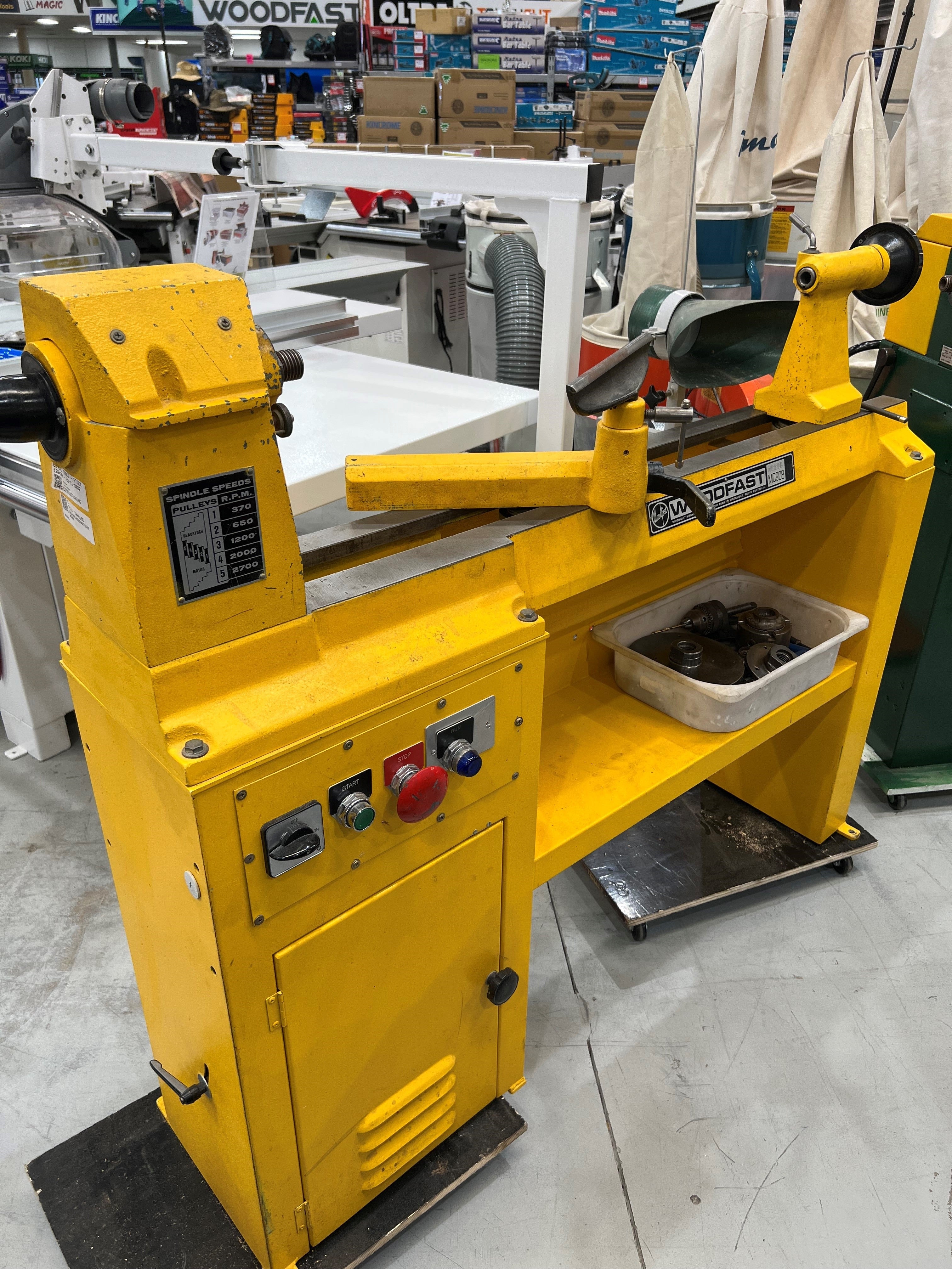 Woodfast shop wood lathe