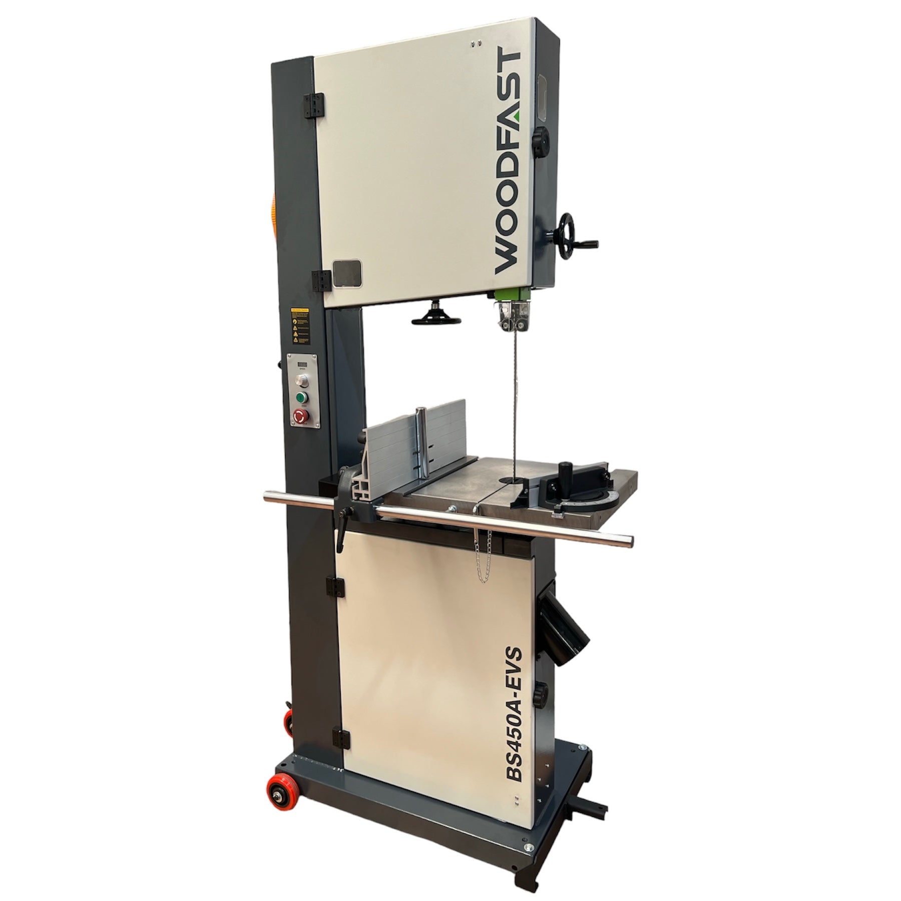 Woodfast 450mm 18 Deluxe Wood Metal Bandsaw with Electronic Varia