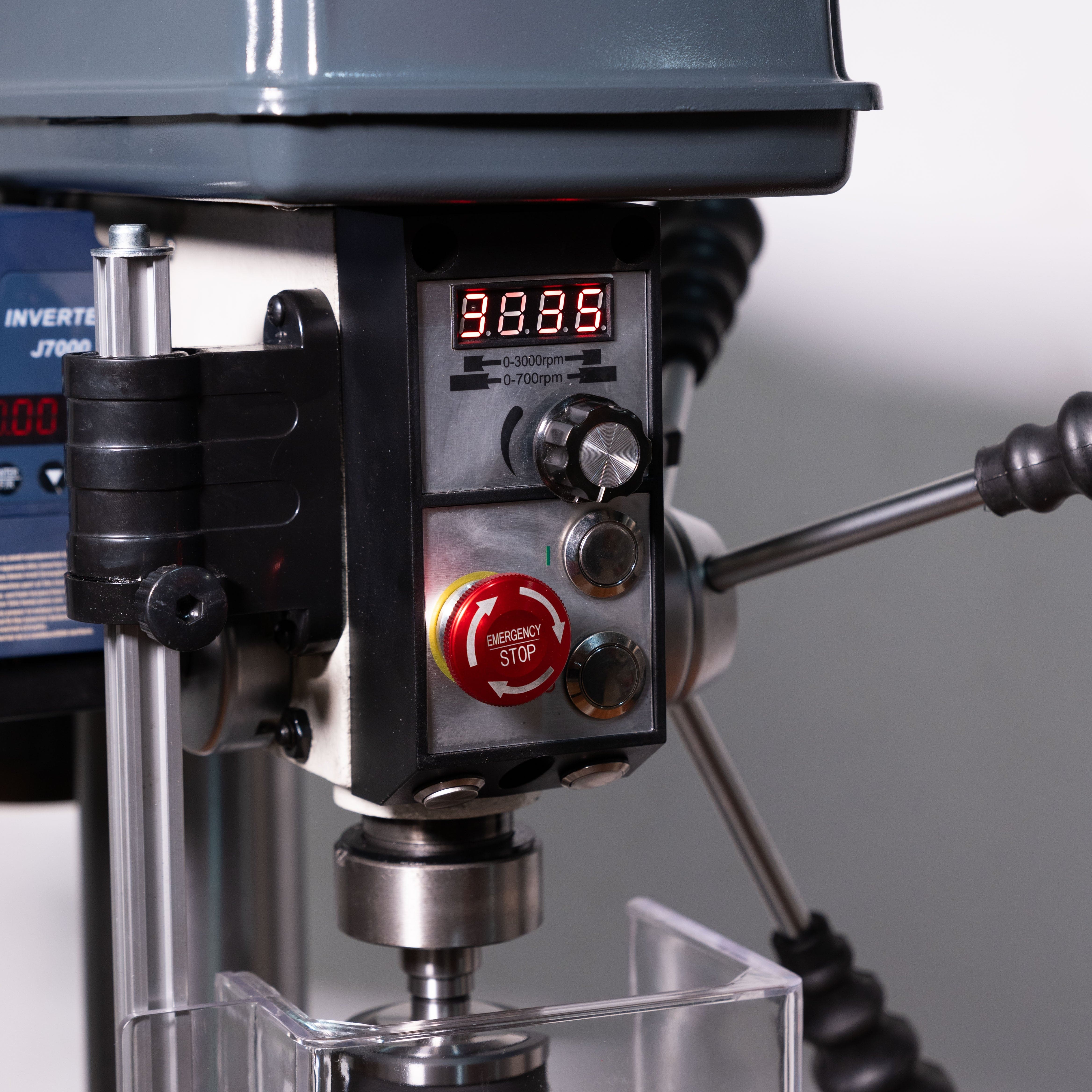 Woodfast 430mm (17") Floor Drill Press Electronic Variable Speed 16mm Key Chuck 240V DP43016F-VS *New Arrival*