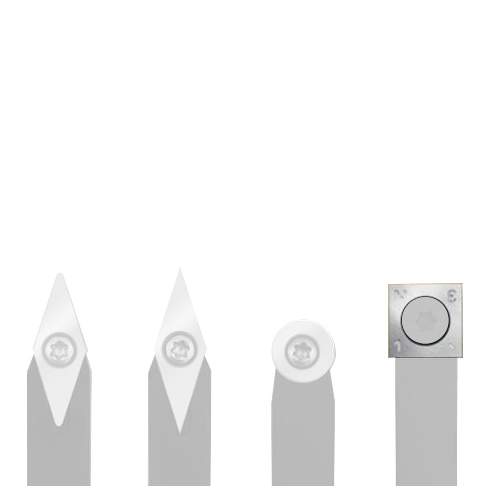 Square Carbide Insert Blade / Tip suit Woodturning System WFT0011 by Woodfast