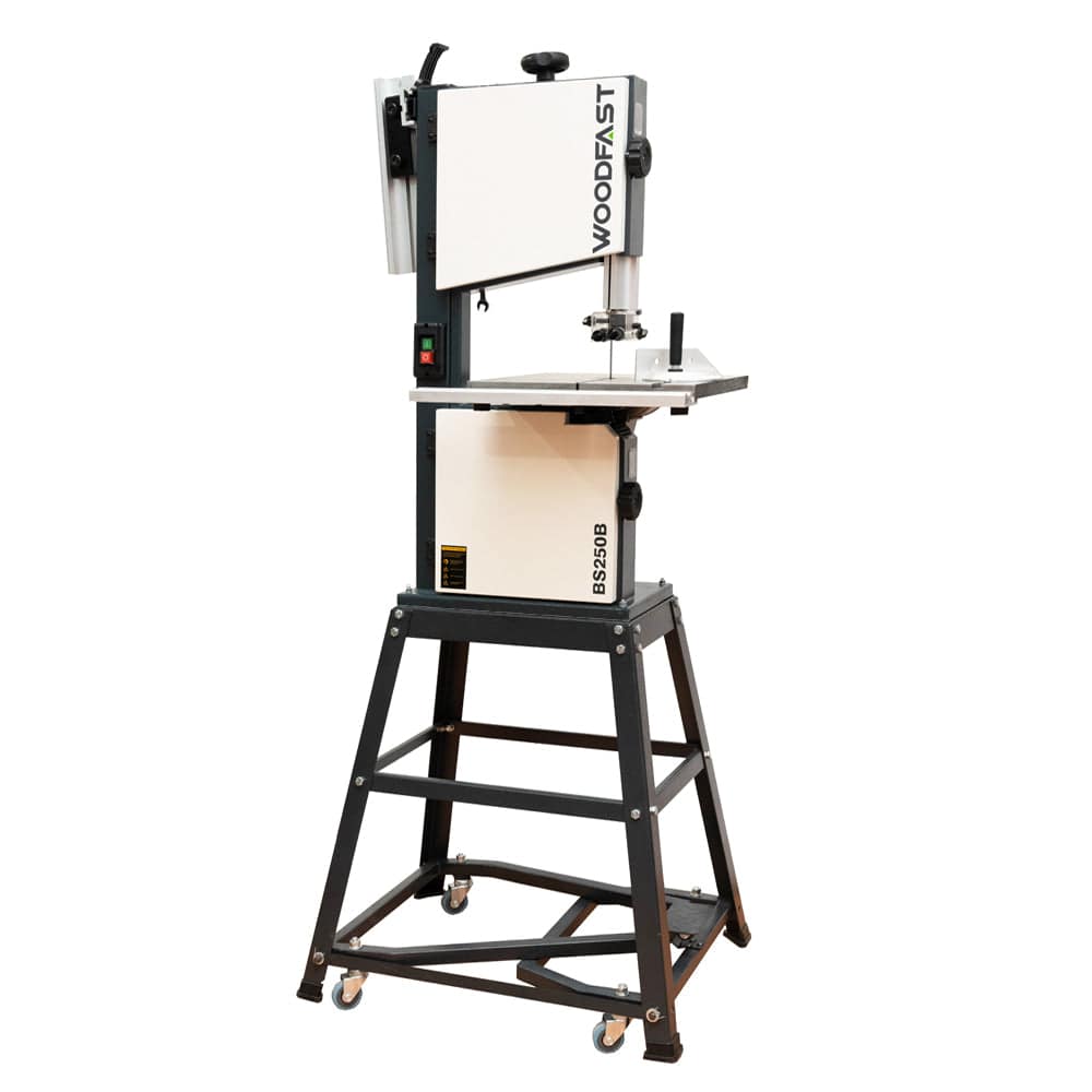 Woodfast 250mm (10") Benchtop Bandsaw 0.5HP 240V BS250C – Variable Speed