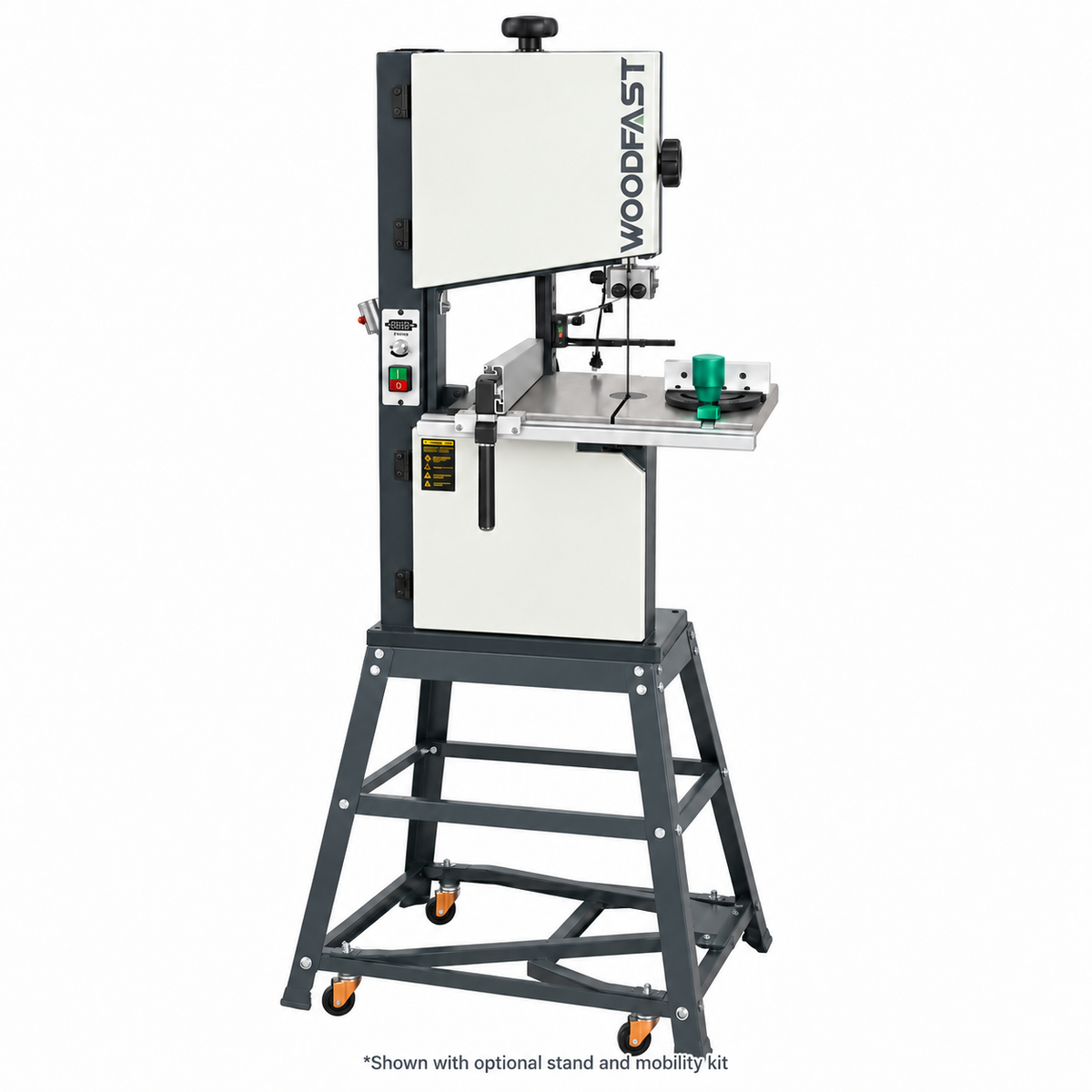 Woodfast 250mm (10") Benchtop Bandsaw 0.5HP 240V BS250C Deluxe – Variable Speed