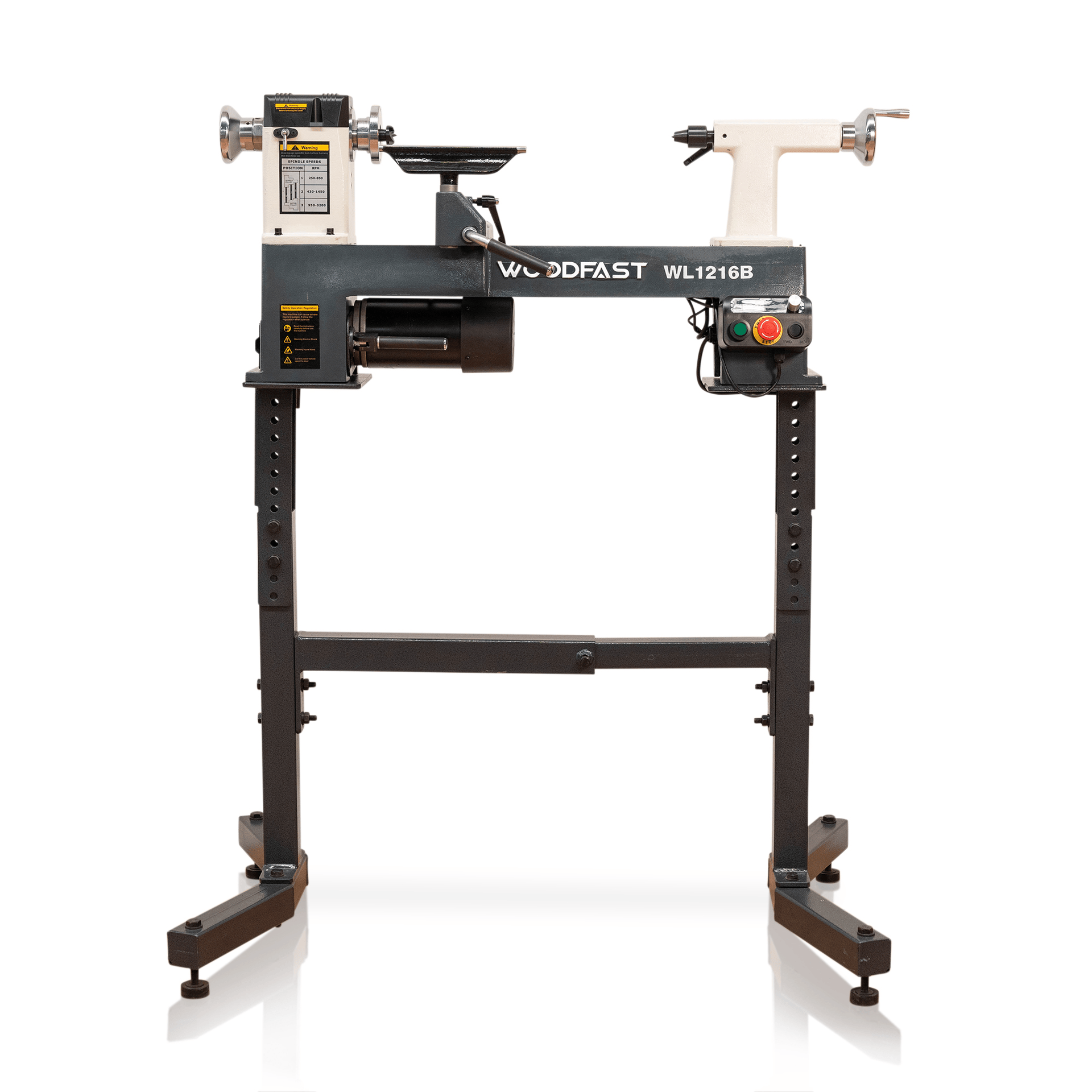Woodfast 305mm (12") Swing x 419mm (16-1/2") Between Centres 0.75HP Mini Wood Lathe WL1216B